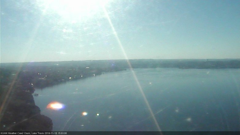 Lake Travis webcam, November 15, 2016 2:10 PM CT