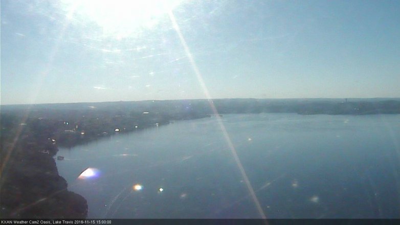 Lake Travis webcam, November 15, 2016 2:25 PM CT
