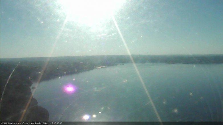 Lake Travis webcam, November 15, 2016 2:45 PM CT