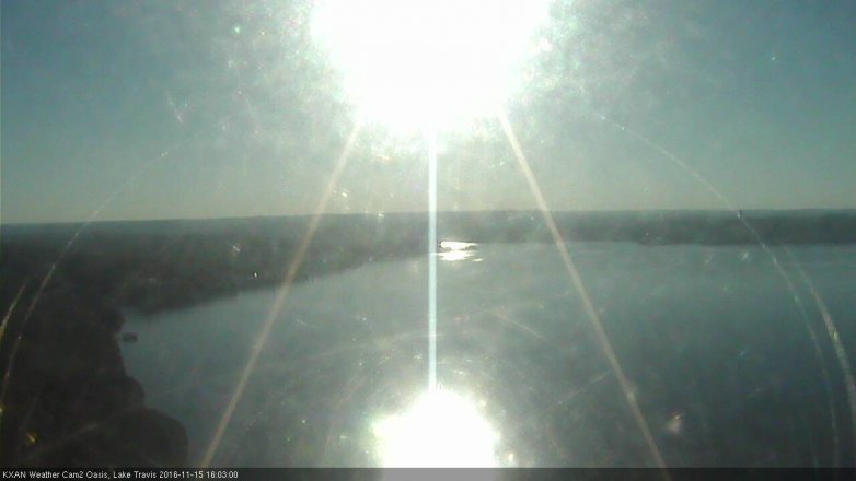 Lake Travis webcam, November 15, 2016 3:10 PM CT
