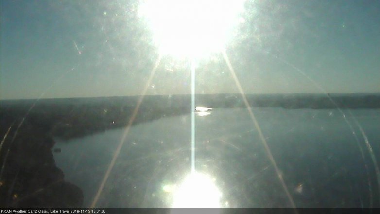 Lake Travis webcam, November 15, 2016 3:15 PM CT