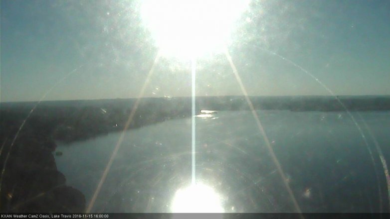Lake Travis webcam, November 15, 2016 3:20 PM CT