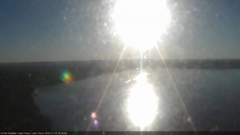 Lake Travis webcam, November 15, 2016 4:05 PM CT