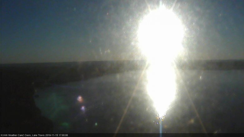 Lake Travis webcam, November 15, 2016 4:20 PM CT
