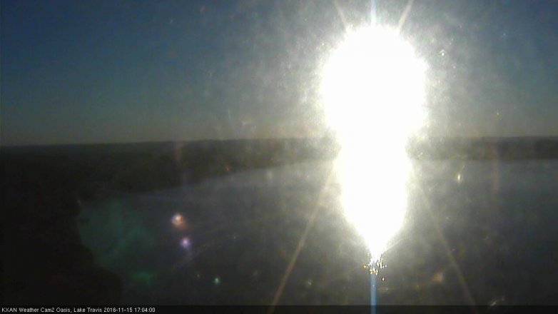 Lake Travis webcam, November 15, 2016 4:25 PM CT