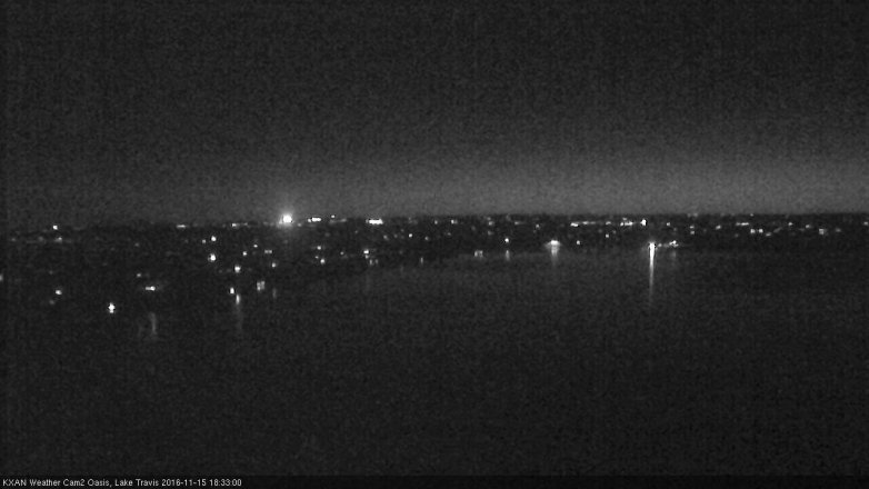 Lake Travis webcam, November 15, 2016 5:50 PM CT