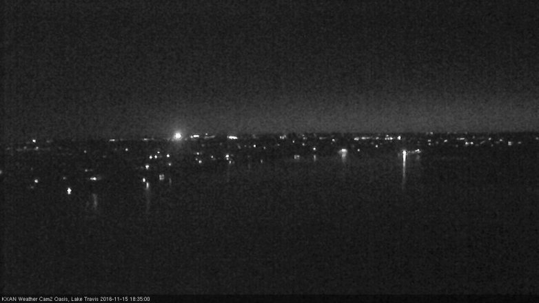 Lake Travis webcam, November 15, 2016 5:55 PM CT