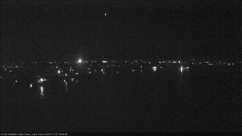 Lake Travis webcam, November 15, 2016 6:20 PM CT