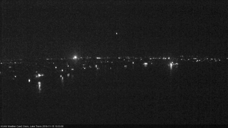Lake Travis webcam, November 15, 2016 6:45 PM CT