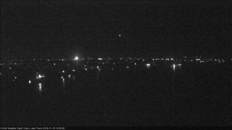 Lake Travis webcam, November 15, 2016 6:55 PM CT