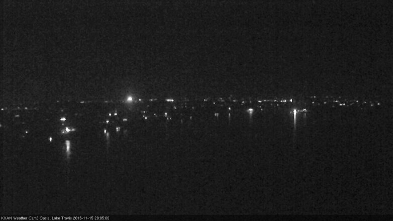 Lake Travis webcam, November 15, 2016 7:10 PM CT