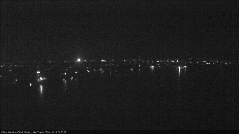 Lake Travis webcam, November 15, 2016 7:35 PM CT