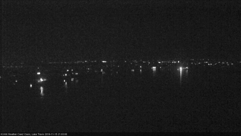 Lake Travis webcam, November 15, 2016 8:25 PM CT