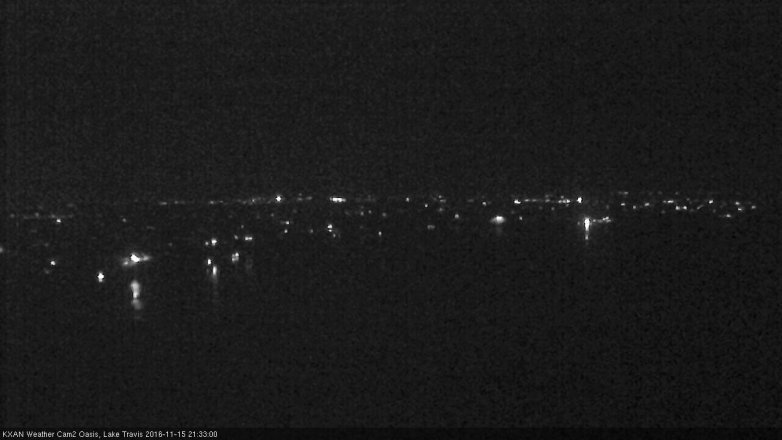Lake Travis webcam, November 15, 2016 8:55 PM CT