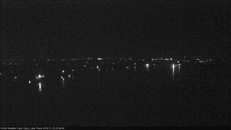 Lake Travis webcam, November 15, 2016 10:50 PM CT