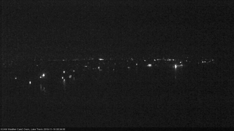 Lake Travis webcam, November 15, 2016 12:00 AM CT