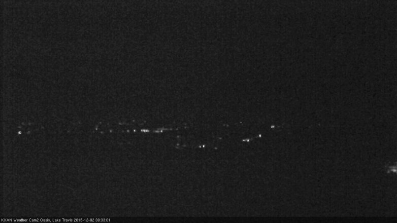Lake Travis webcam, December 1, 2016 11:50 PM CT