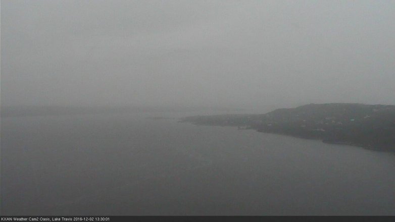 Lake Travis webcam, December 2, 2016 12:40 PM CT