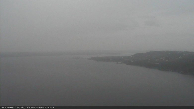 Lake Travis webcam, December 2, 2016 12:55 PM CT