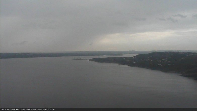 Lake Travis webcam, December 2, 2016 1:55 PM CT