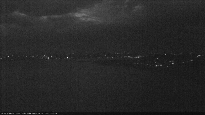 Lake Travis webcam, December 2, 2016 5:15 PM CT
