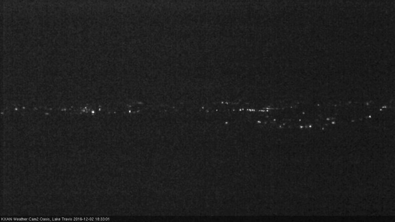 Lake Travis webcam, December 2, 2016 5:40 PM CT
