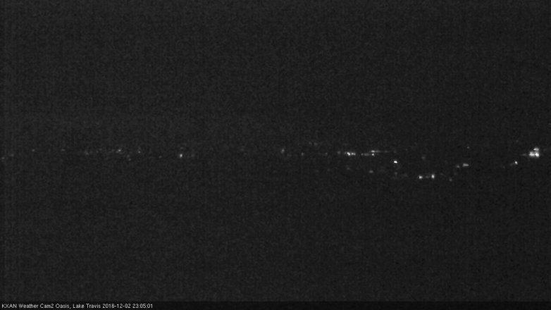 Lake Travis webcam, December 2, 2016 10:15 PM CT