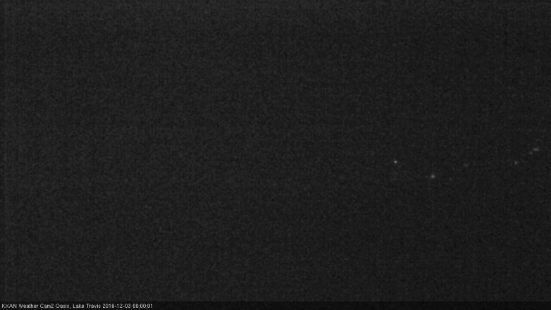 Lake Travis webcam, December 2, 2016 11:10 PM CT
