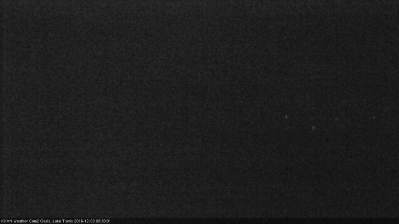 Lake Travis webcam, December 2, 2016 11:40 PM CT