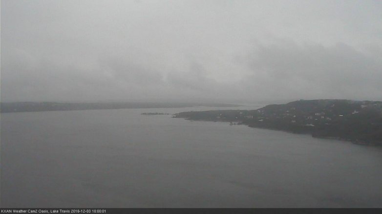 Lake Travis webcam, December 3, 2016 9:25 AM CT