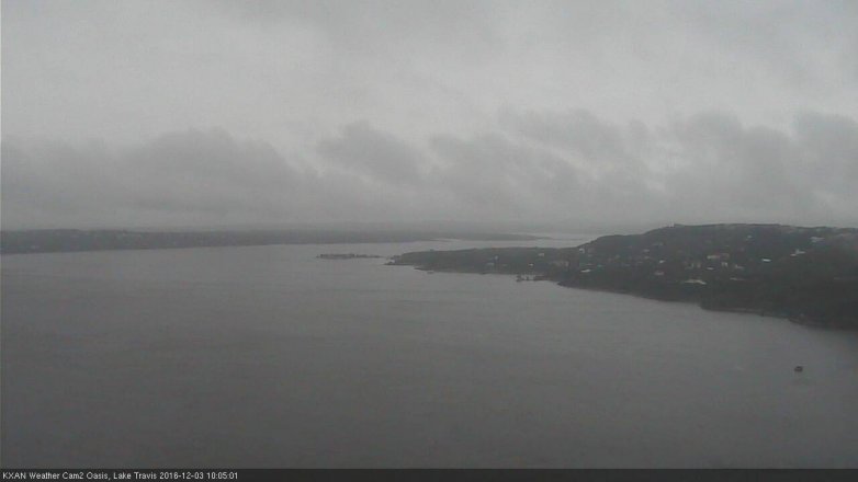 Lake Travis webcam, December 3, 2016 9:35 AM CT