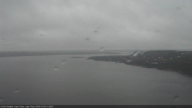 Lake Travis webcam, December 3, 2016 10:35 AM CT