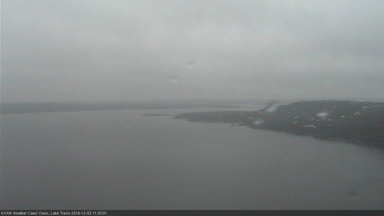 Lake Travis webcam, December 3, 2016 11:05 AM CT