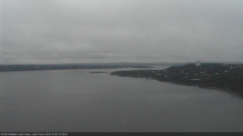 Lake Travis webcam, December 3, 2016 11:50 AM CT