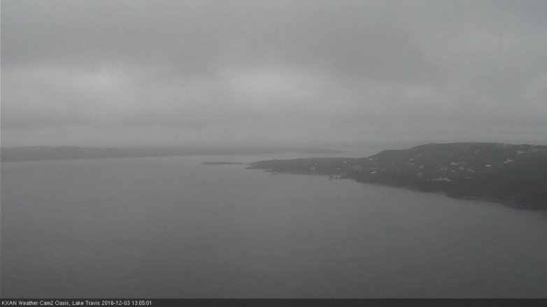 Lake Travis webcam, December 3, 2016 12:10 PM CT