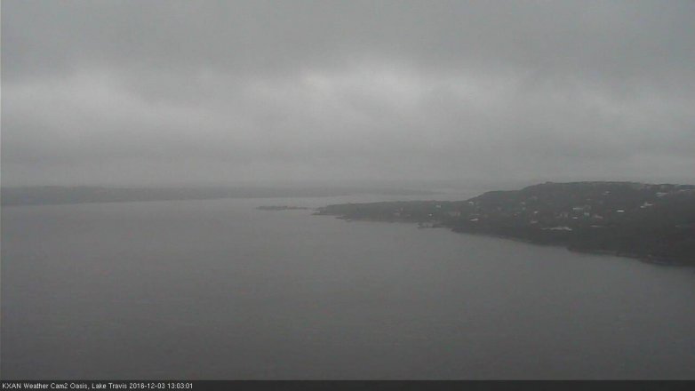 Lake Travis webcam, December 3, 2016 12:15 PM CT