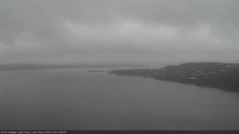 Lake Travis webcam, December 3, 2016 12:20 PM CT