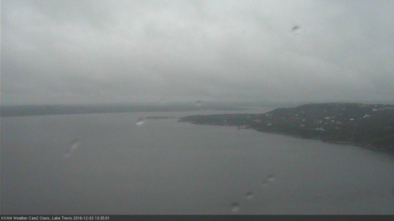 Lake Travis webcam, December 3, 2016 12:50 PM CT