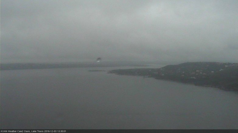 Lake Travis webcam, December 3, 2016 12:55 PM CT