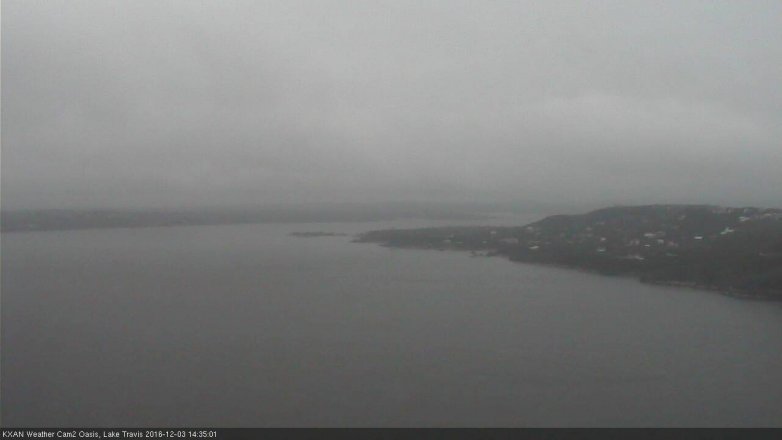 Lake Travis webcam, December 3, 2016 1:50 PM CT
