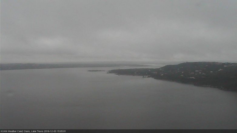 Lake Travis webcam, December 3, 2016 2:35 PM CT