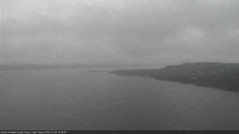 Lake Travis webcam, December 3, 2016 2:40 PM CT