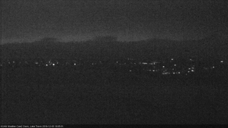 Lake Travis webcam, December 3, 2016 5:25 PM CT