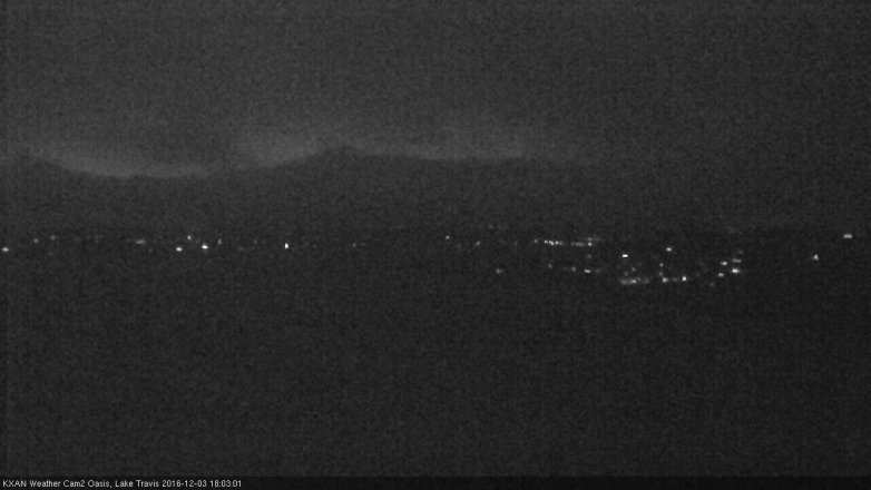 Lake Travis webcam, December 3, 2016 5:30 PM CT