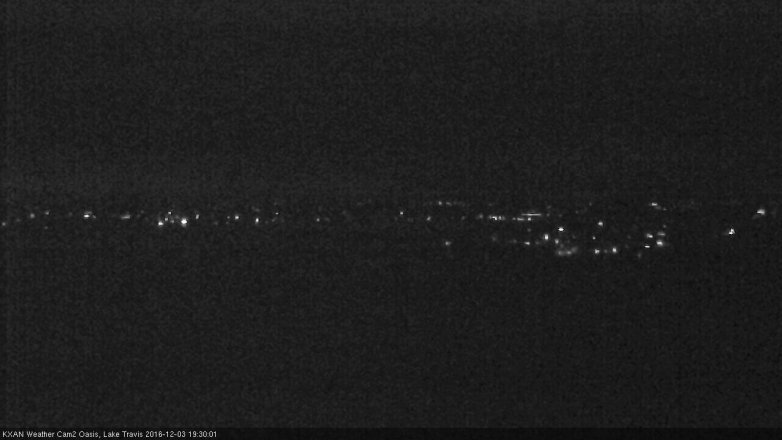 Lake Travis webcam, December 3, 2016 6:35 PM CT