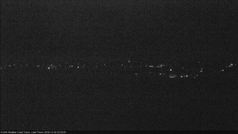 Lake Travis webcam, December 3, 2016 9:35 PM CT