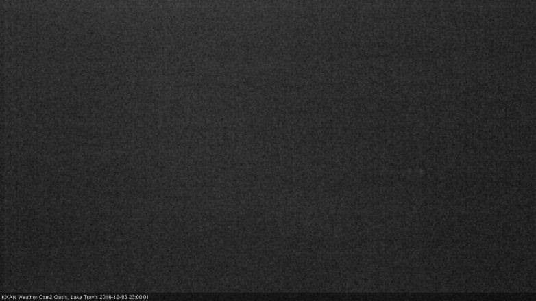 Lake Travis webcam, December 3, 2016 10:10 PM CT