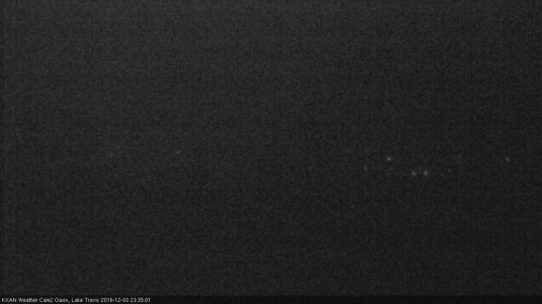 Lake Travis webcam, December 3, 2016 10:40 PM CT