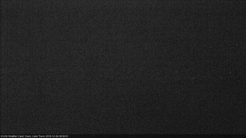 Lake Travis webcam, December 3, 2016 11:15 PM CT