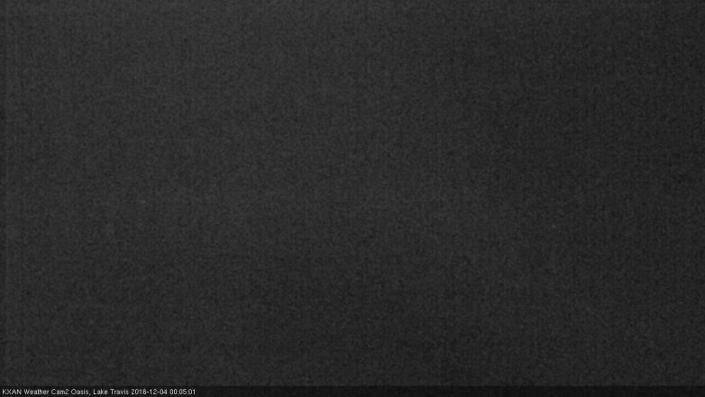 Lake Travis webcam, December 3, 2016 11:25 PM CT